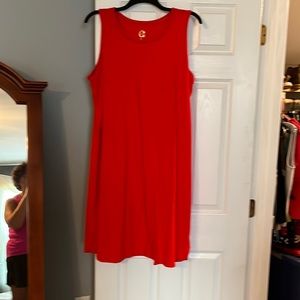 C Wonder XL midi length orange dress